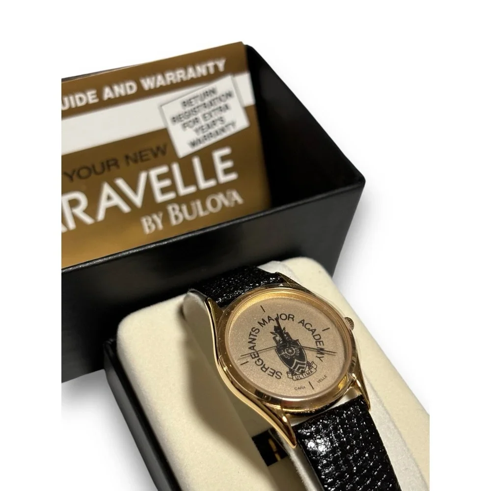 NWT Caravelle‎ By Bulova Women's Sergeants Major Academy Army Watch